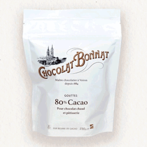 Bonnat Trinkschokolade 80% Pépites de Chocolat noir
