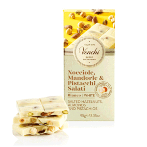 Venchi Weiße Schokolade mit gerösteten und gesalzenen Nüssen