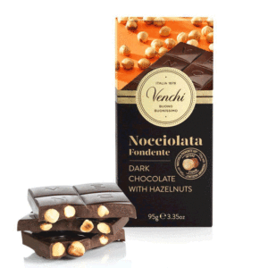Venchi Dunkle Schokolade mit Haselnüssen Nocciolata Fondente