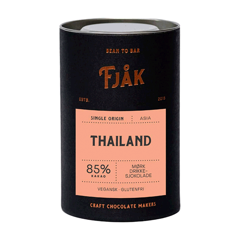 Fjak Dunkle Trinkschokolade Thailand 85%