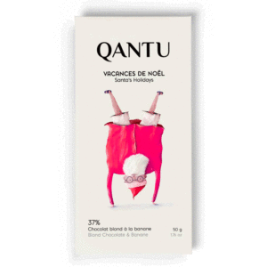 Qantu blonde Schokolade Santa's Holydays mit Banane