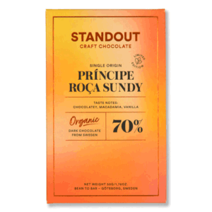Standout Chocolate Dunkle Schokolade Principe Roca Sundy 70%