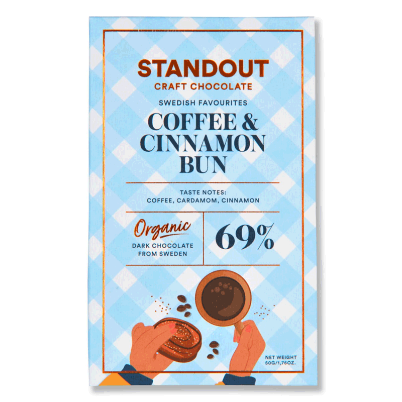Standout Chocolate Coffee & Cinnamon Bun 69%