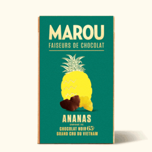 Marou Ananas Enrobé de Chocoat Noir 65%