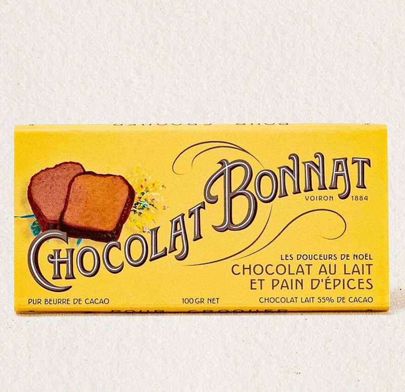 Bonnat Chocolat au Lait 55% et Pain d'Épices
