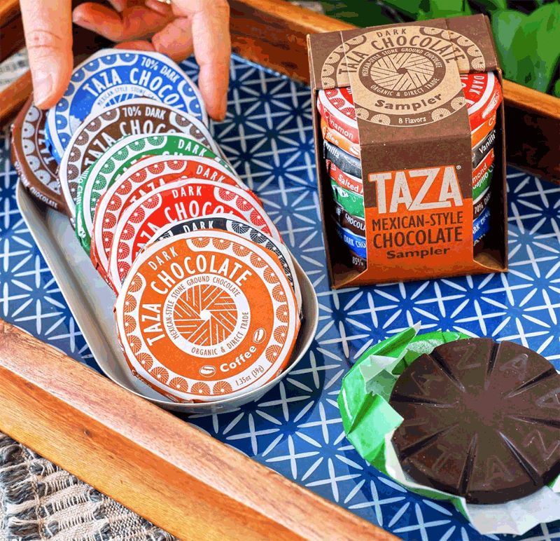 Taza Dunkle Bio-Schokolade Mexican Style Sampler – Bild 2