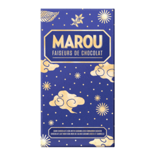 Marou dunkle Schokolade 65% Caramelised Cinnamon & Cashew – Christmas Edition